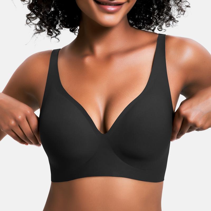 Women's Solid Color Portable Home Bra