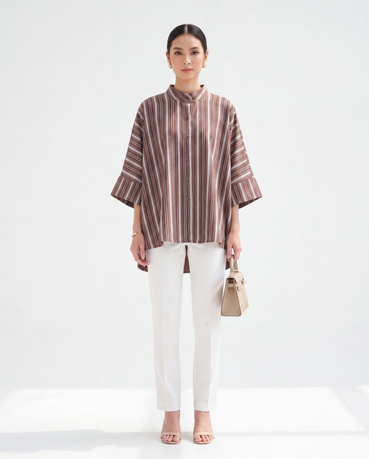 Nora Relaxed Fit Striped Shirt