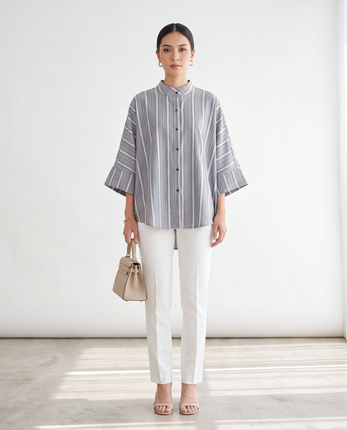 Nora Relaxed Fit Striped Shirt