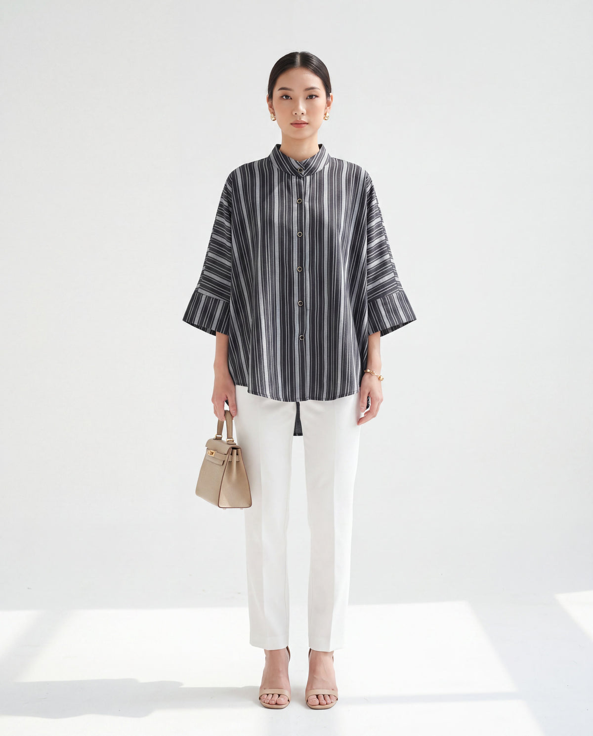Nora Relaxed Fit Striped Shirt