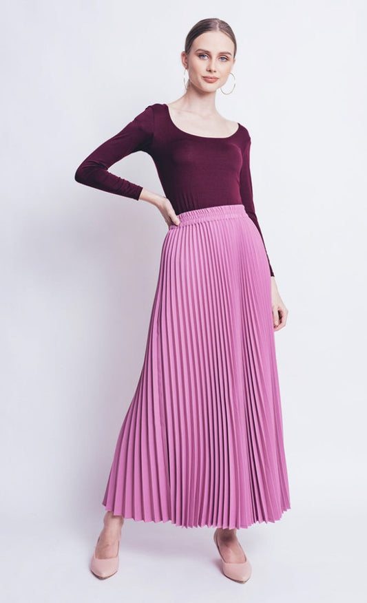 DAHLIA PLEATED - SALMON