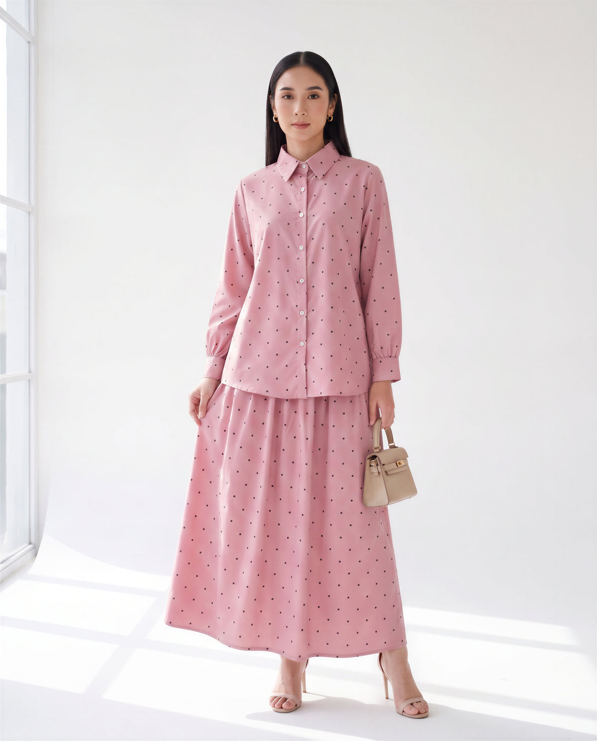 Luna Polkadot Two Pieces Set