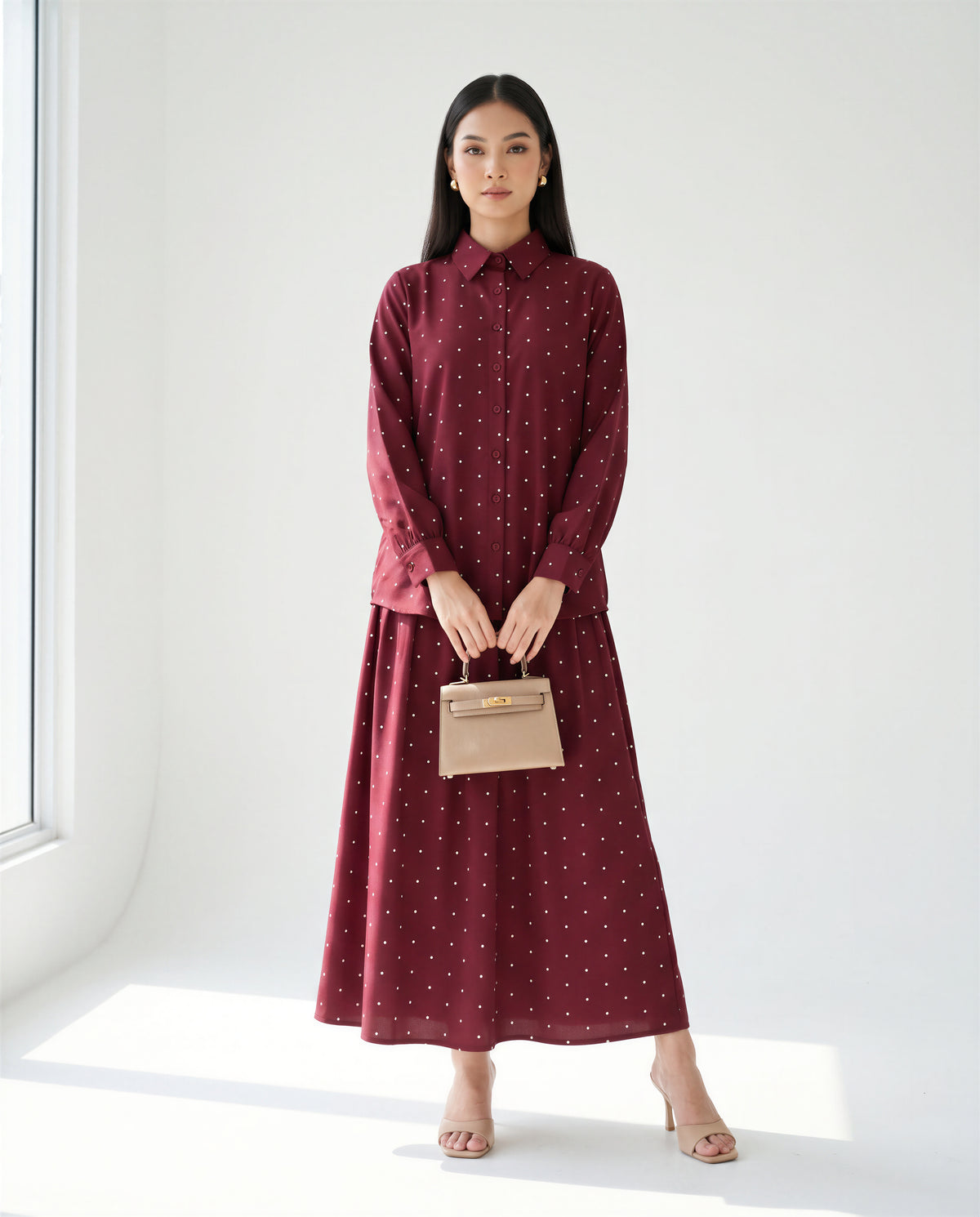 Luna Polkadot Two Pieces Set