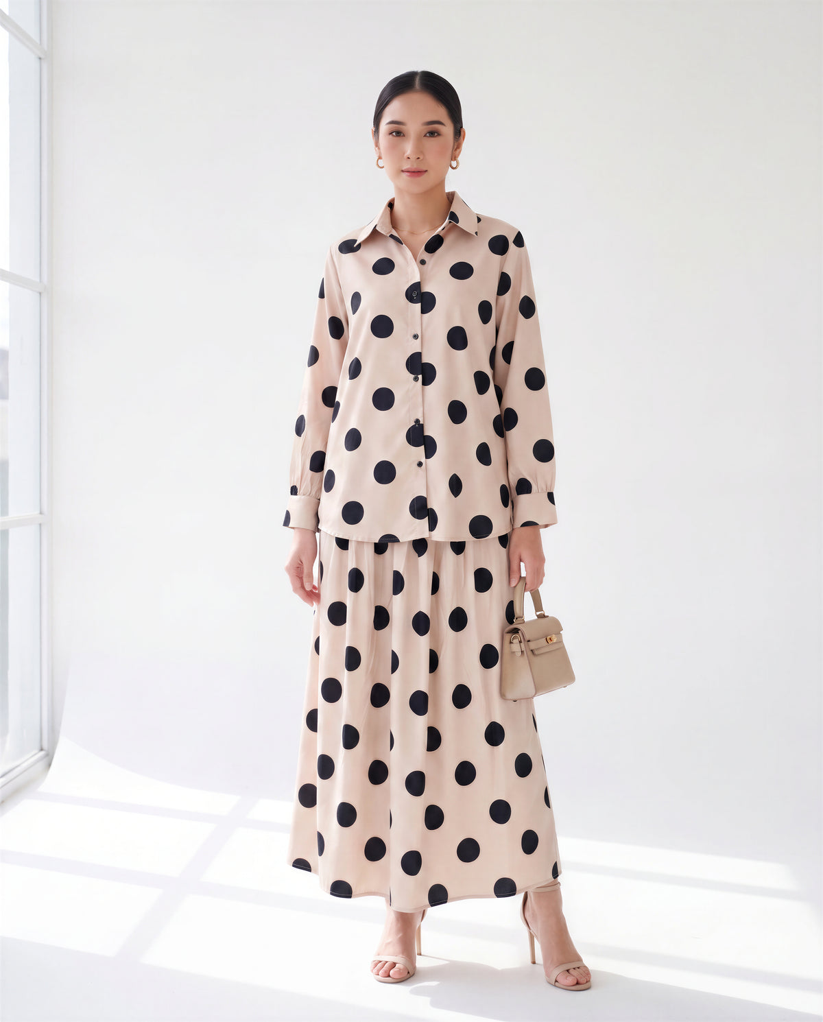 Sofia Polkadot Two Pieces Set