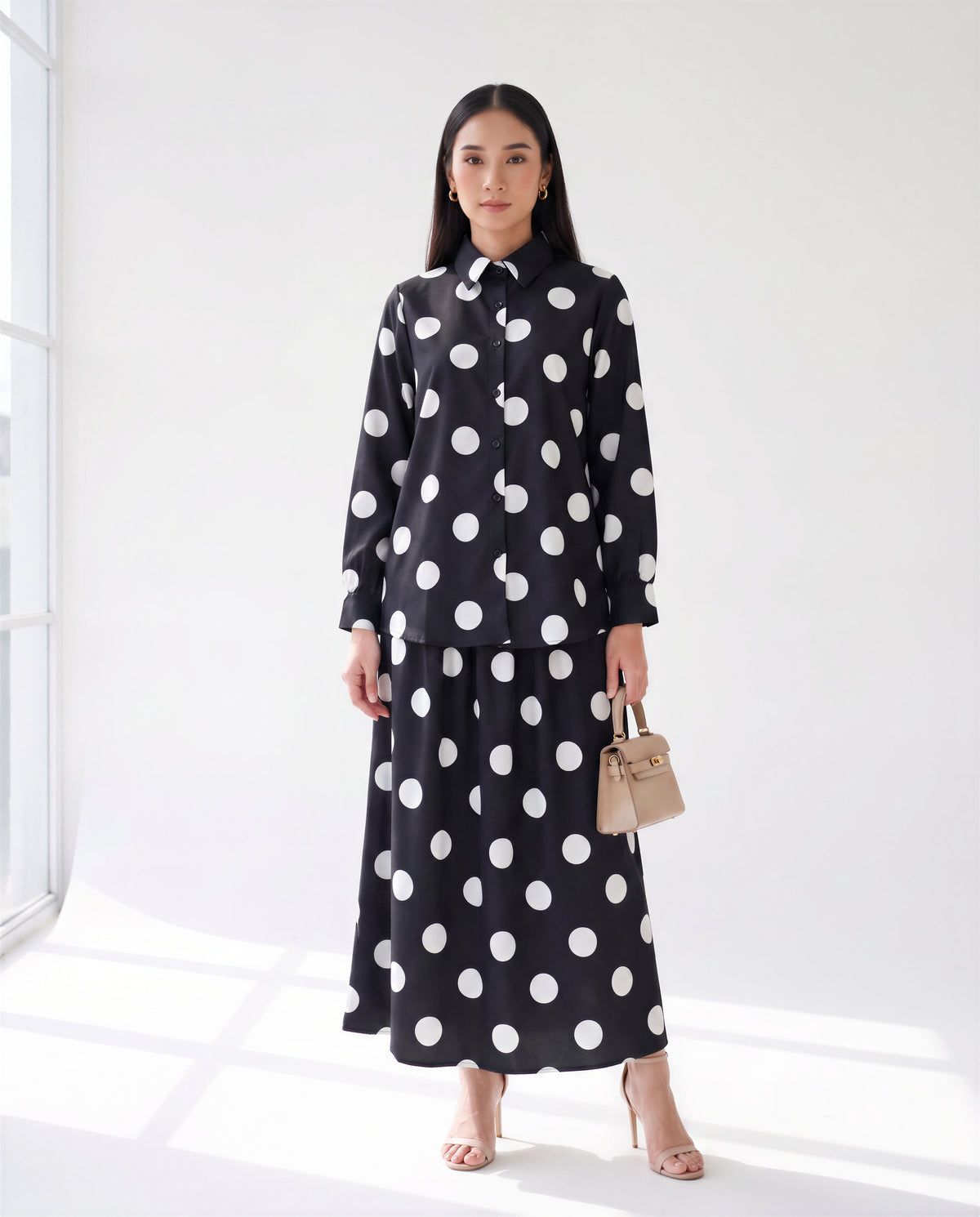 Sofia Polkadot Two Pieces Set