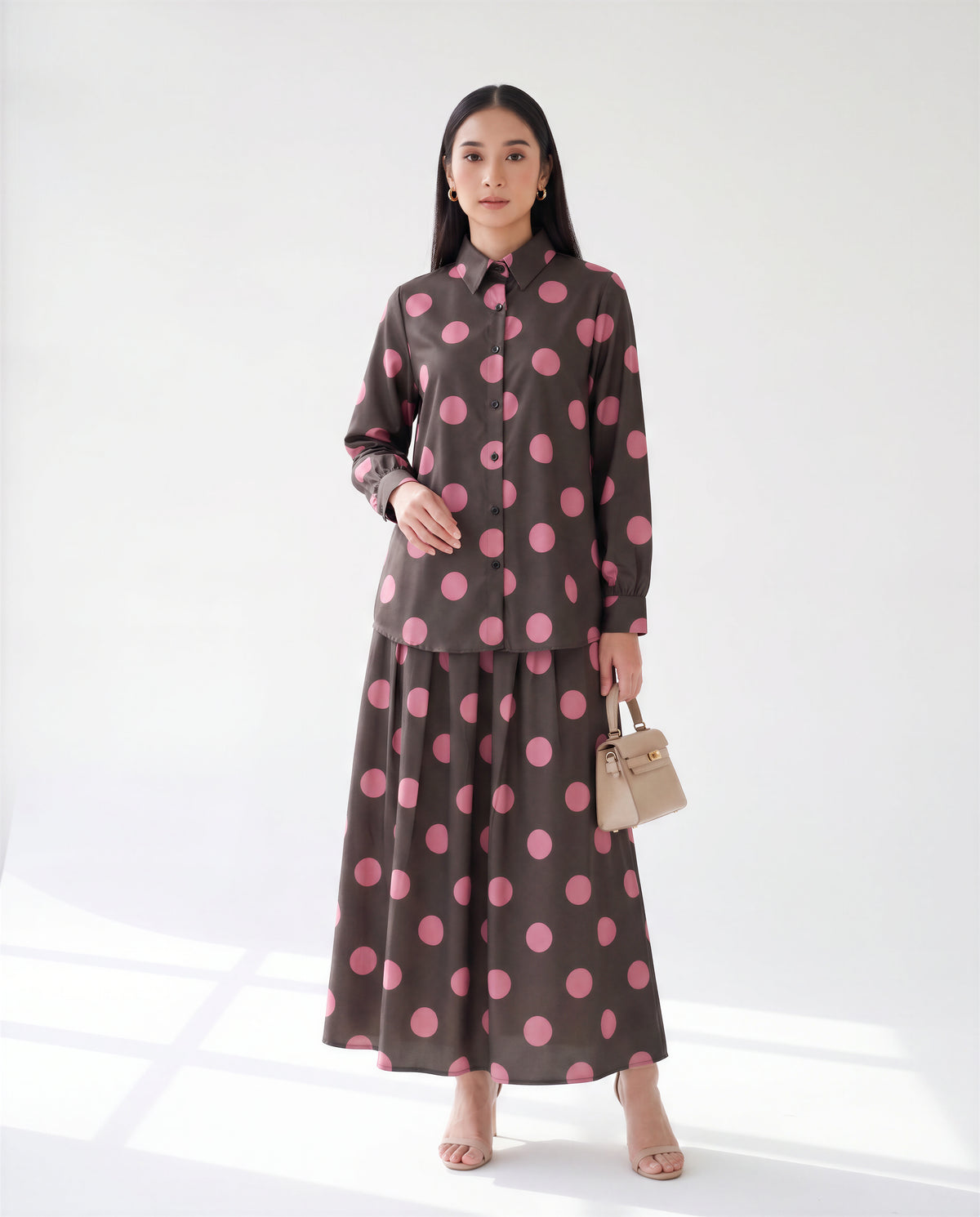 Sofia Polkadot Two Pieces Set