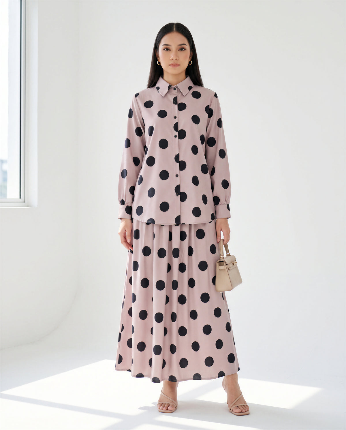 Sofia Polkadot Two Pieces Set